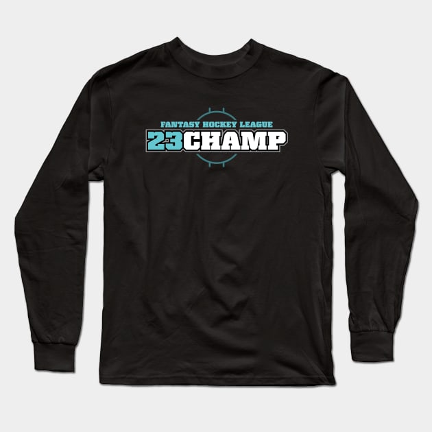 Fantasy Hockey 2023 Champion Long Sleeve T-Shirt by JWDesigns